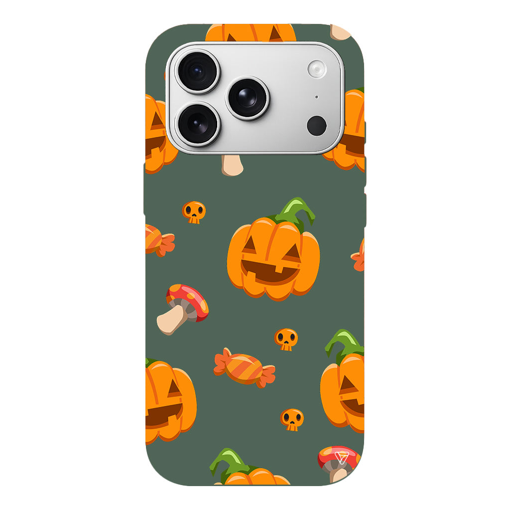 Deadly Pumpkin Lansman Model İçi Kadife Silikon Telefon Kılıfı