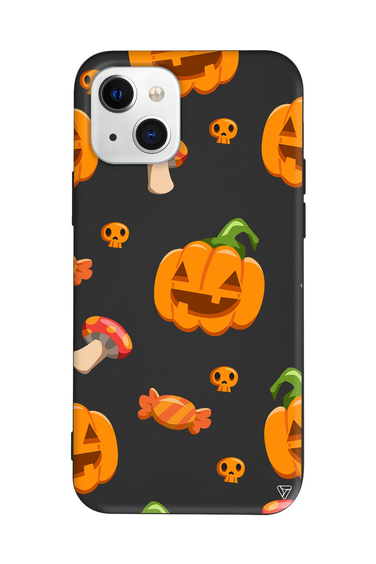 Deadly Pumpkin Lansman Model İçi Kadife Silikon Telefon Kılıfı – Plus Serisine Özel