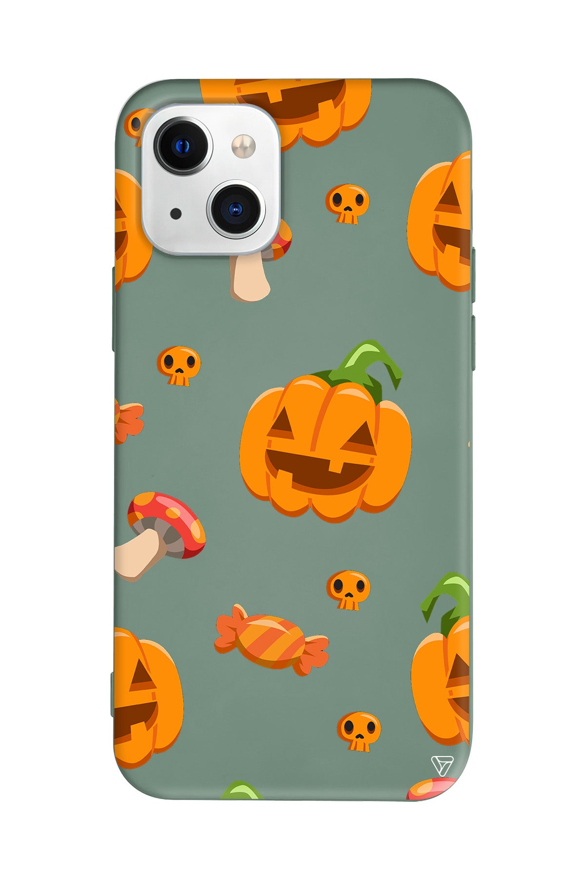 Deadly Pumpkin Lansman Model İçi Kadife Silikon Telefon Kılıfı