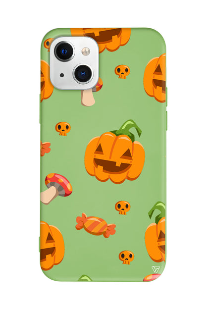 Deadly Pumpkin Lansman Model İçi Kadife Silikon Telefon Kılıfı