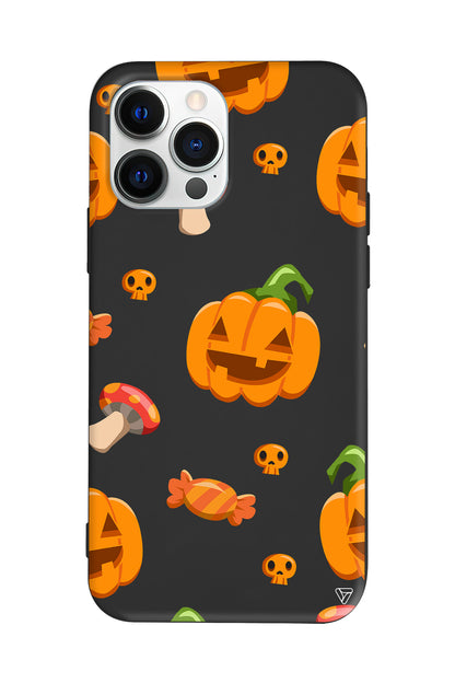 Deadly Pumpkin Lansman Model İçi Kadife Silikon Telefon Kılıfı