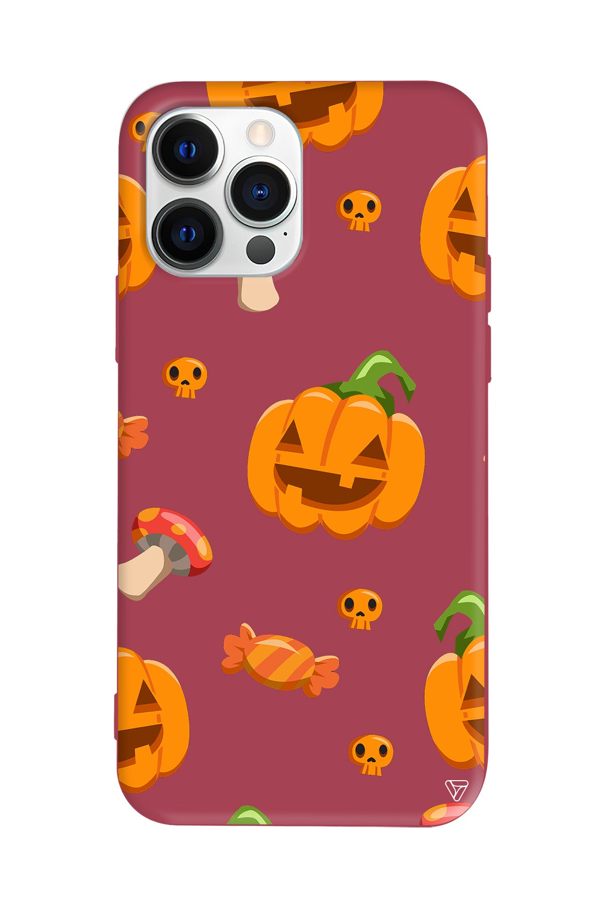 Deadly Pumpkin Lansman Model İçi Kadife Silikon Telefon Kılıfı