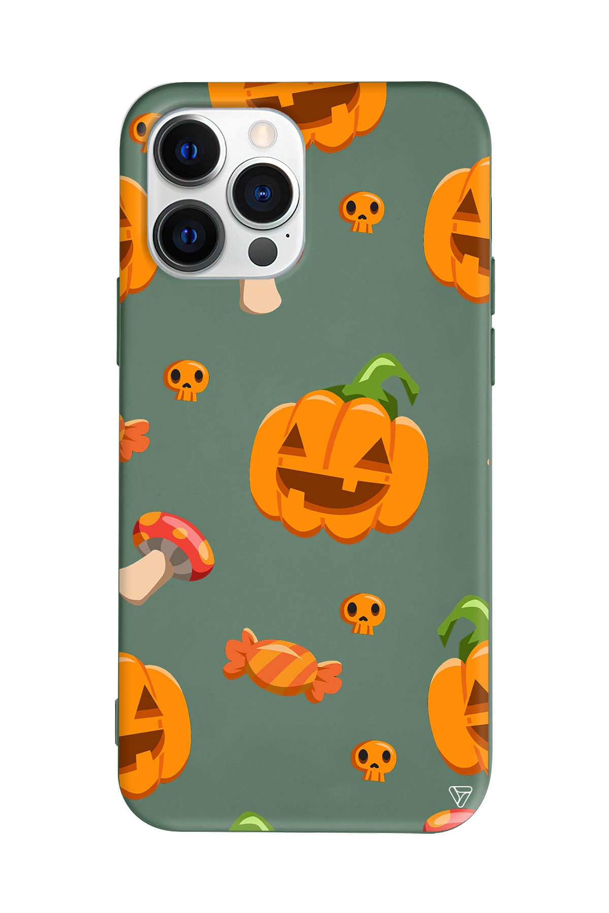 Deadly Pumpkin Lansman Model İçi Kadife Silikon Telefon Kılıfı