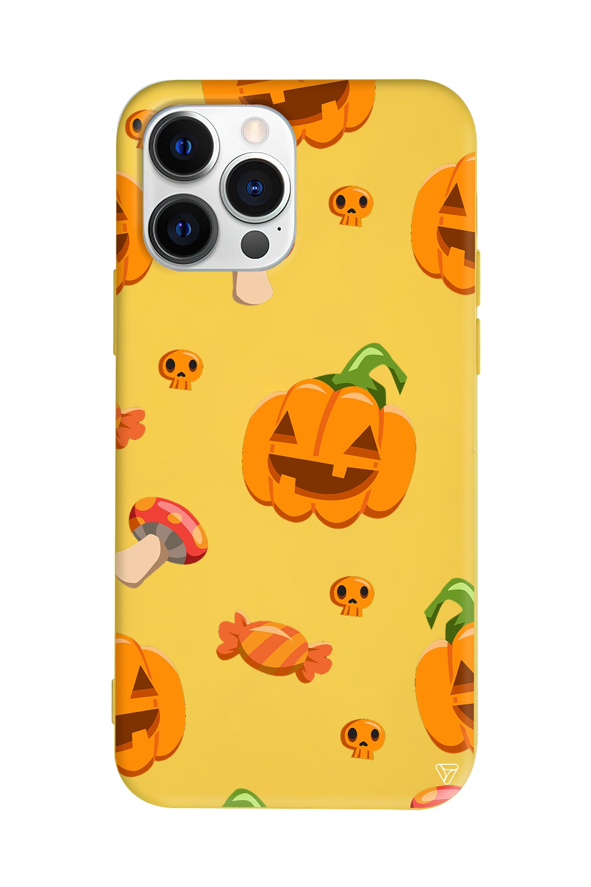 Deadly Pumpkin Lansman Model İçi Kadife Silikon Telefon Kılıfı