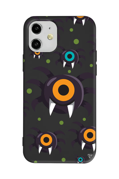 Monster Eye Lansman Model İçi Kadife Silikon Telefon Kılıfı