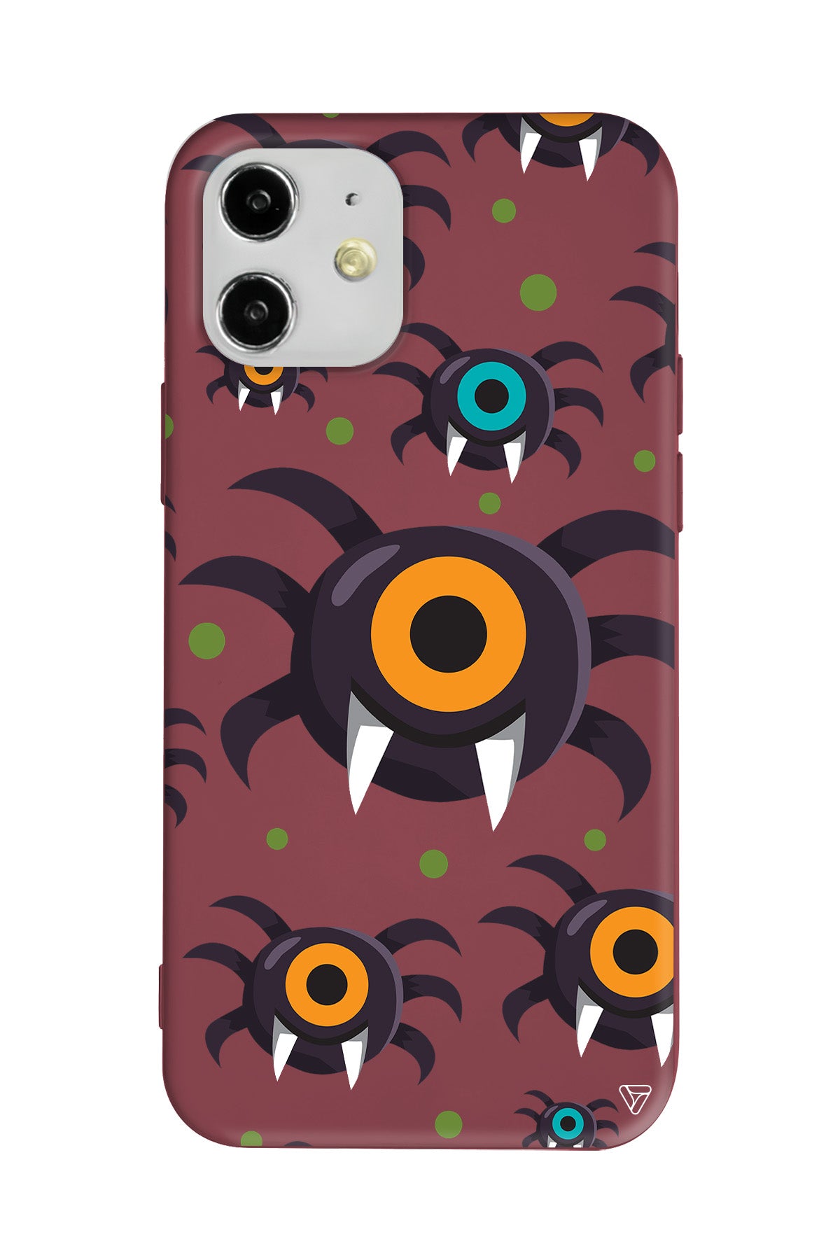 Monster Eye Lansman Model İçi Kadife Silikon Telefon Kılıfı