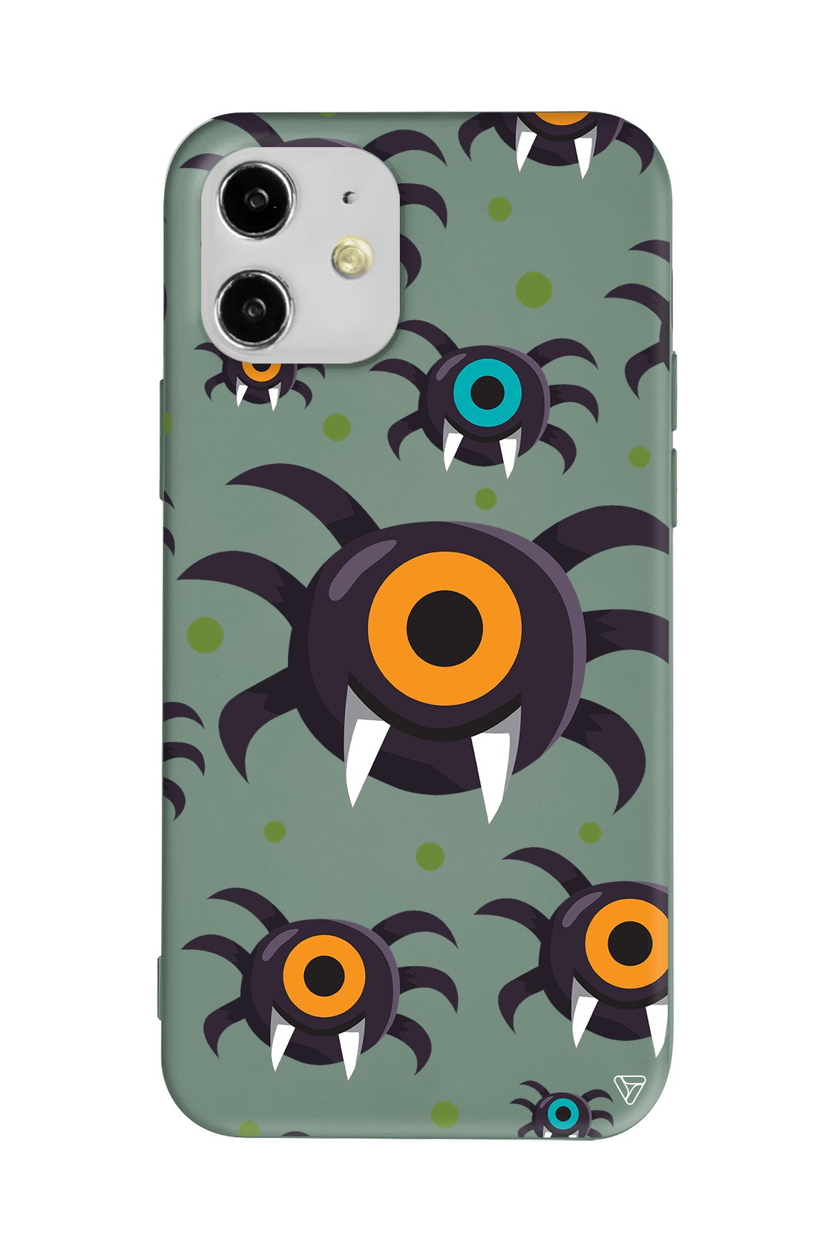 Monster Eye Lansman Model İçi Kadife Silikon Telefon Kılıfı