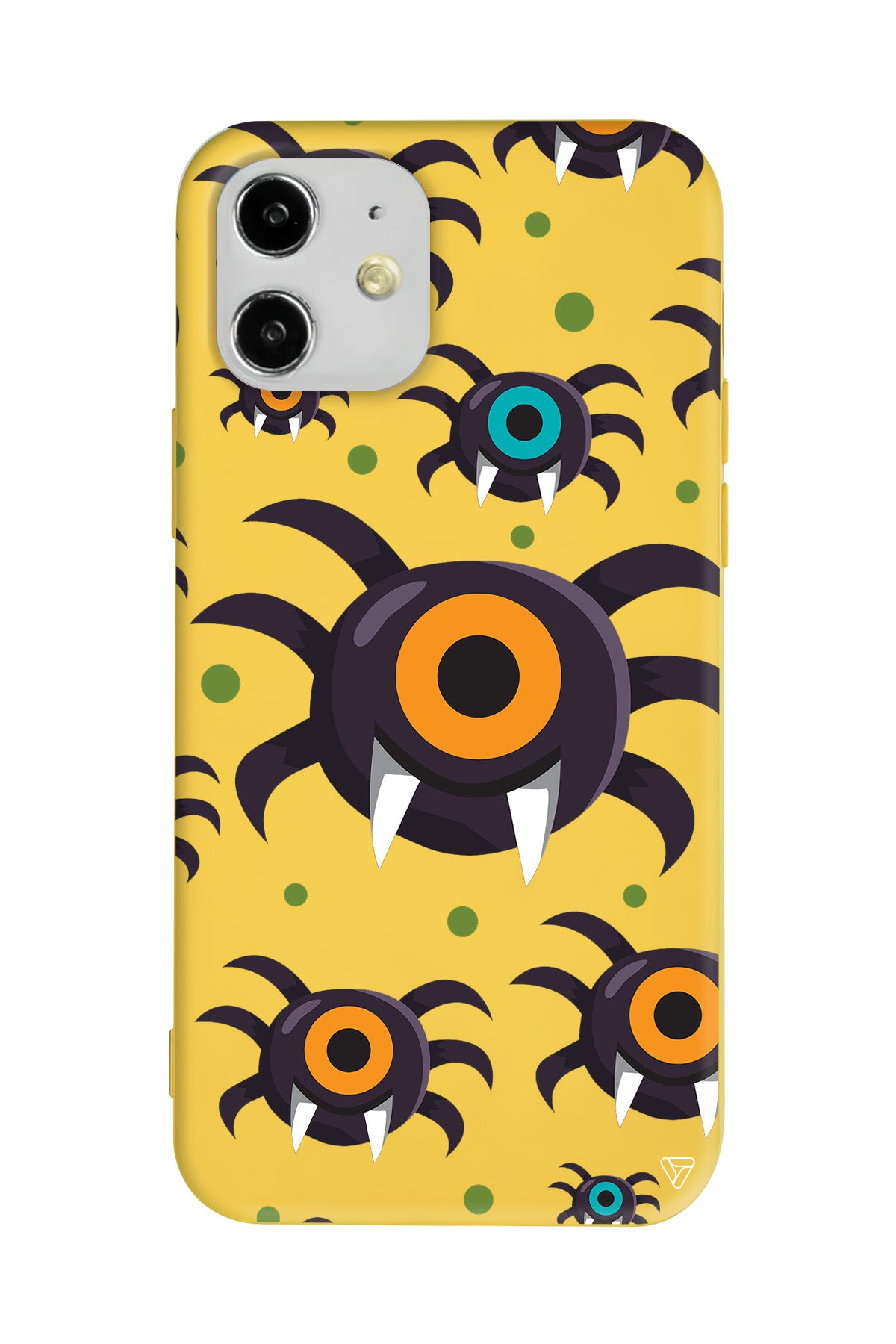 Monster Eye Lansman Model İçi Kadife Silikon Telefon Kılıfı