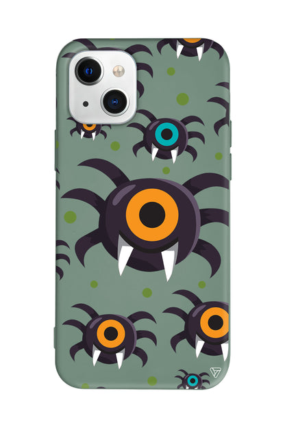 Monster Eye Lansman Model İçi Kadife Silikon Telefon Kılıfı