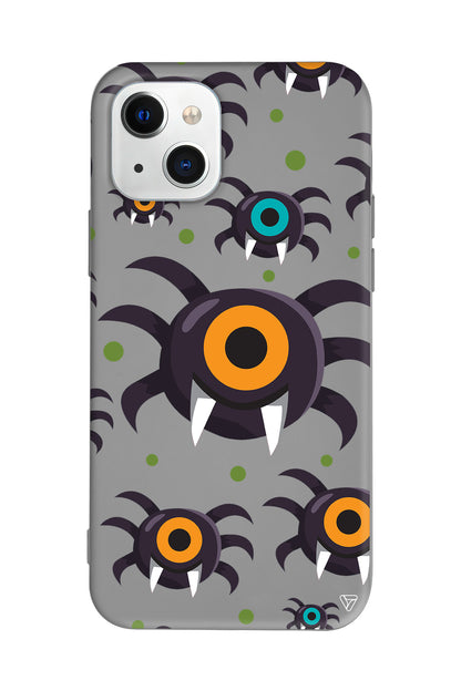 Monster Eye Lansman Model İçi Kadife Silikon Telefon Kılıfı