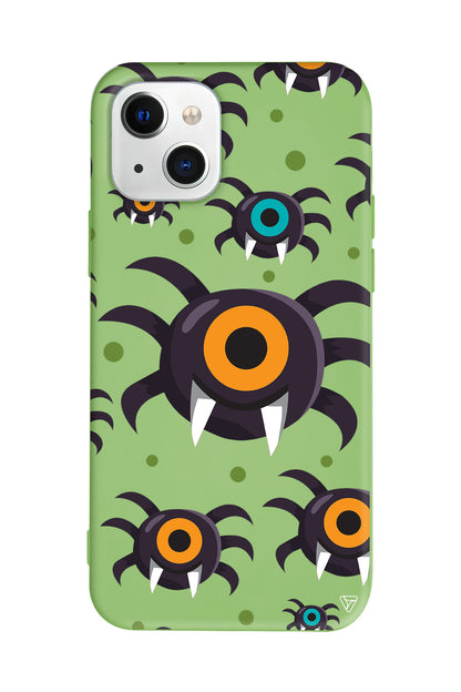 Monster Eye Lansman Model İçi Kadife Silikon Telefon Kılıfı – Plus Serisine Özel