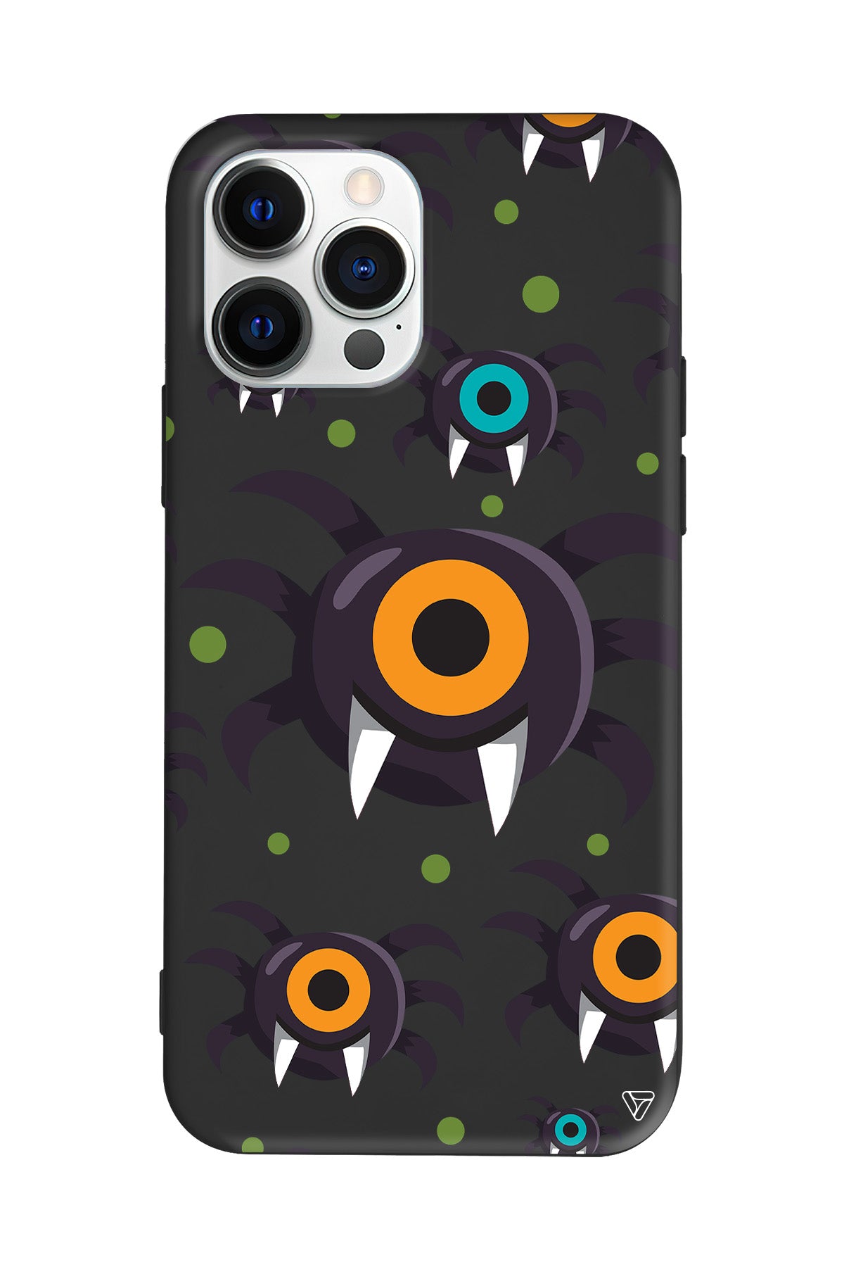 Monster Eye Lansman Model İçi Kadife Silikon Telefon Kılıfı