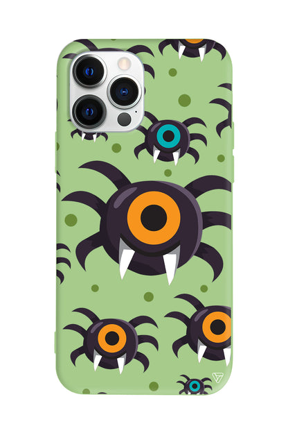 Monster Eye Lansman Model İçi Kadife Silikon Telefon Kılıfı