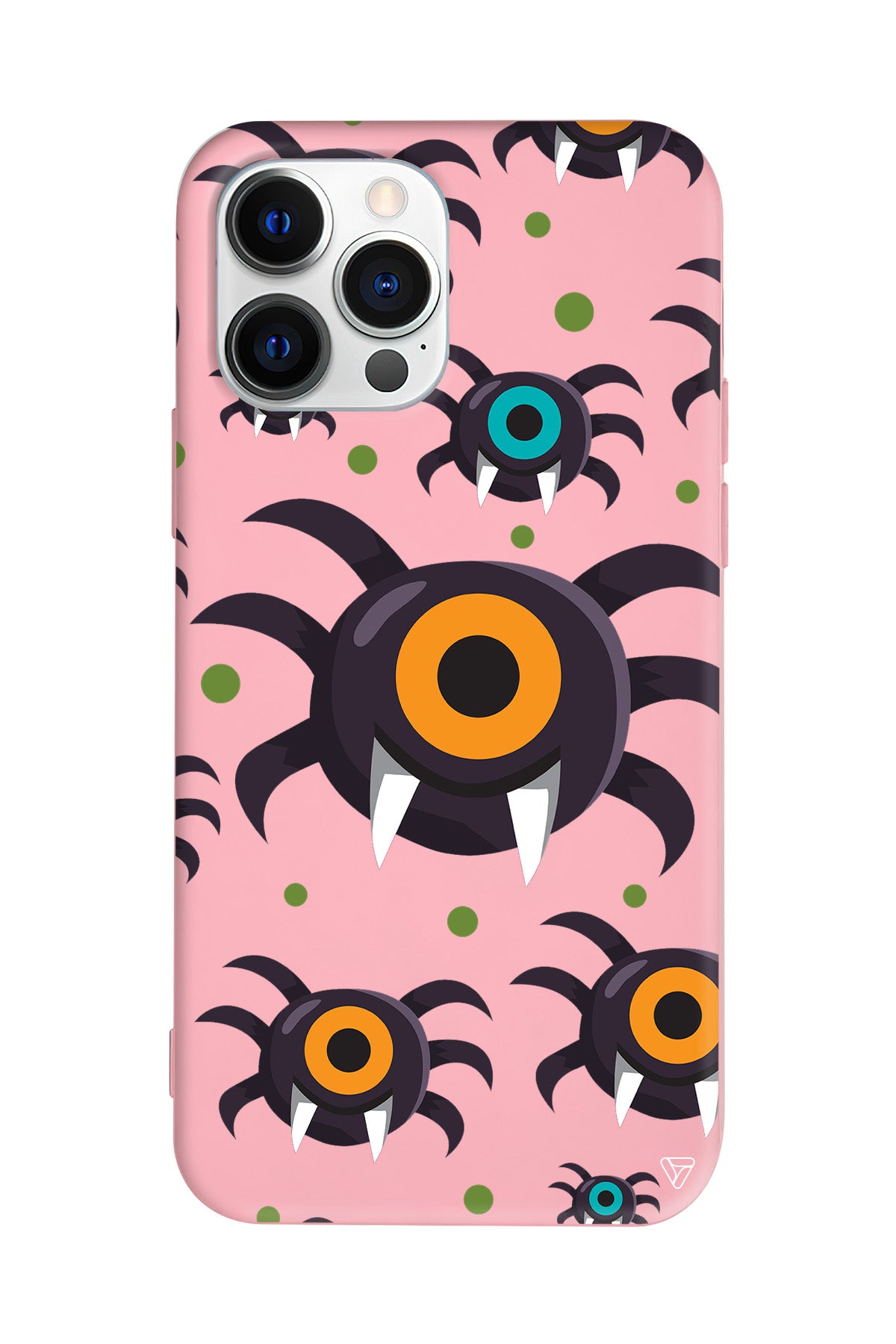 Monster Eye Lansman Model İçi Kadife Silikon Telefon Kılıfı