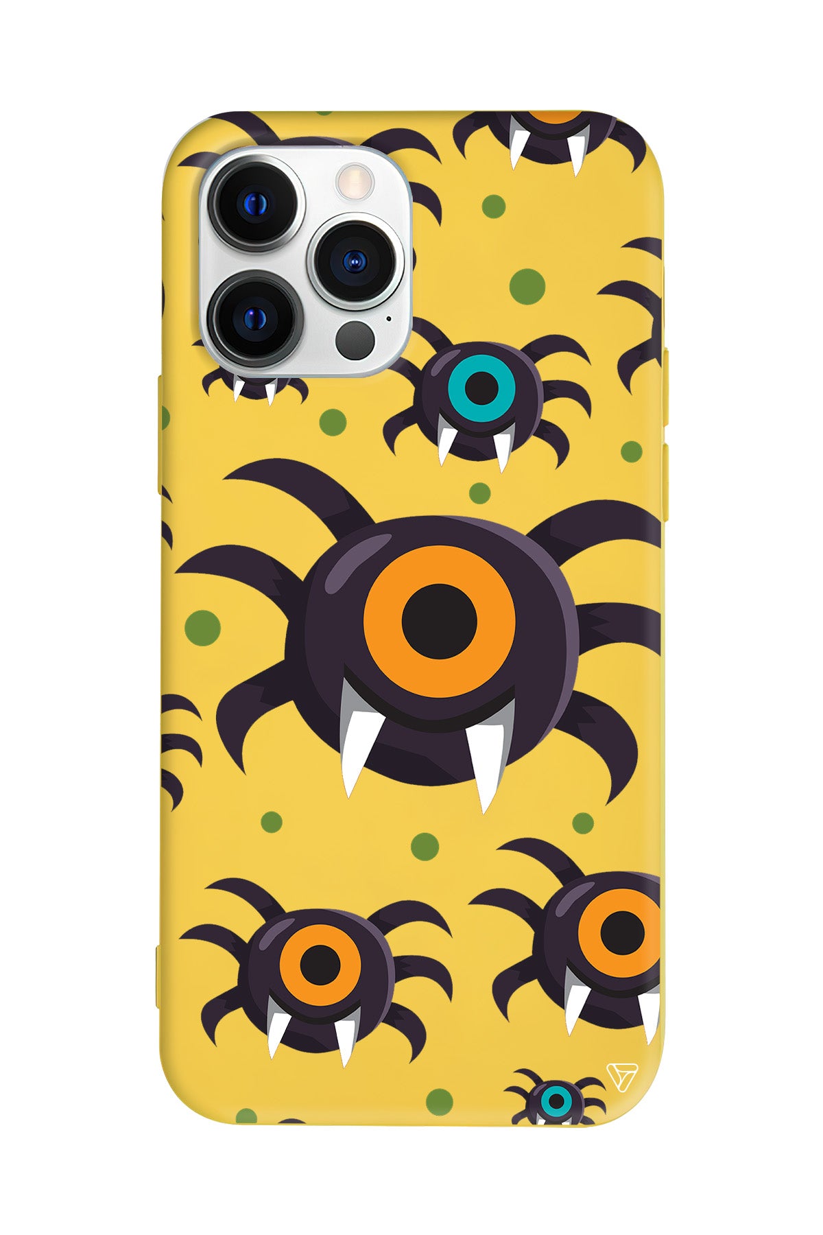 Monster Eye Lansman Model İçi Kadife Silikon Telefon Kılıfı