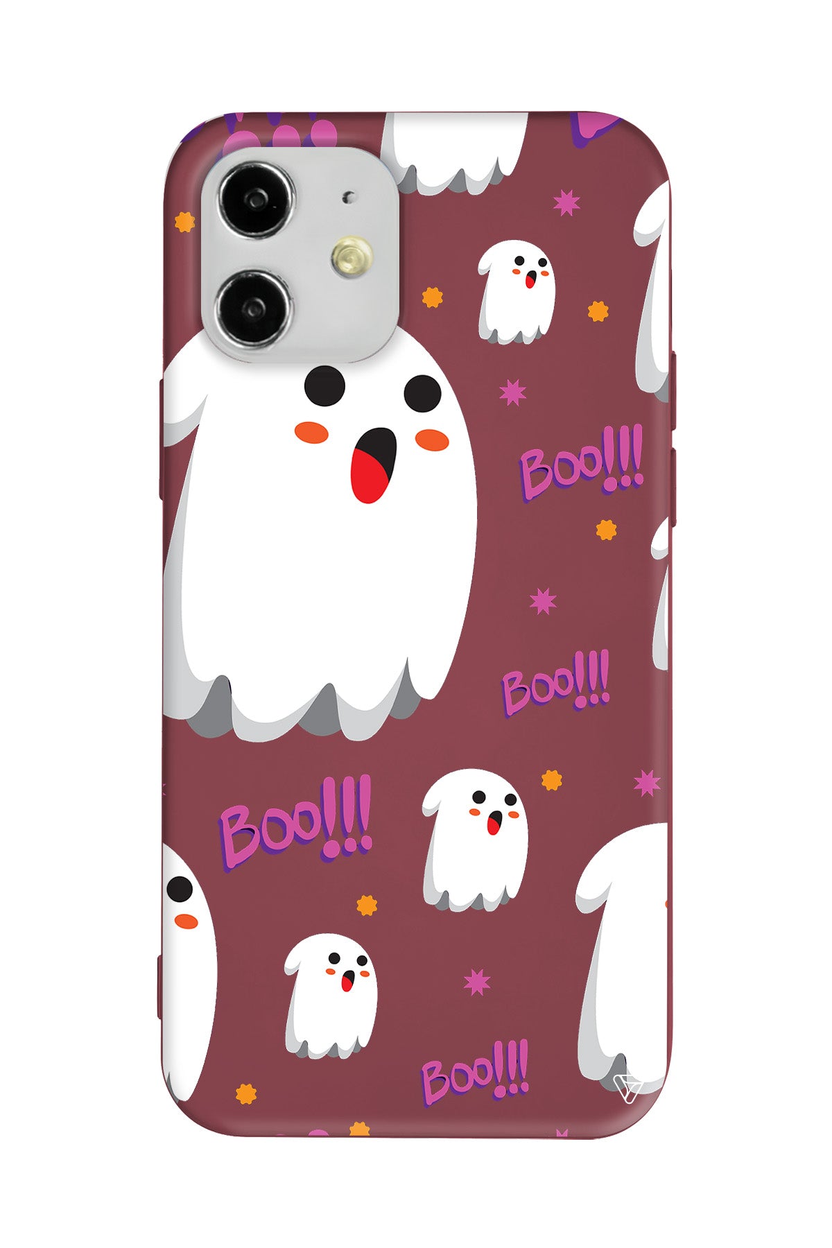 Ghost Boo! Lansman Model İçi Kadife Silikon Telefon Kılıfı