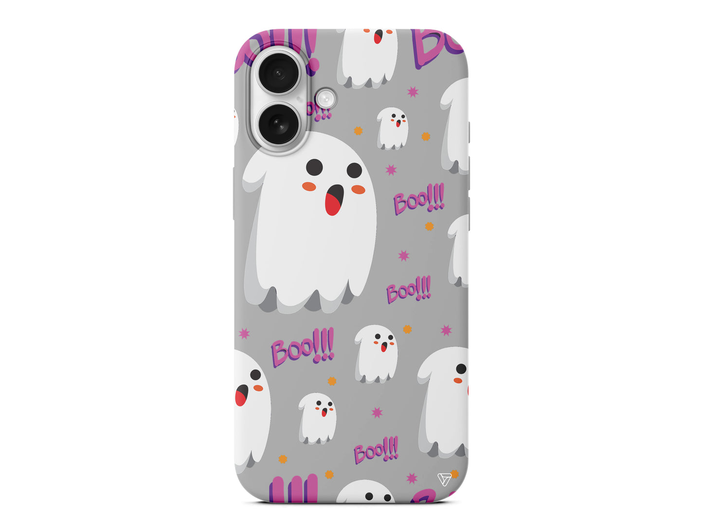 Ghost Boo! Lansman Model İçi Kadife Silikon Telefon Kılıfı – Plus Serisine Özel