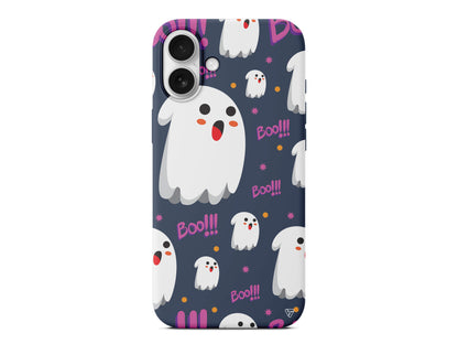 Ghost Boo! Lansman Model İçi Kadife Silikon Telefon Kılıfı