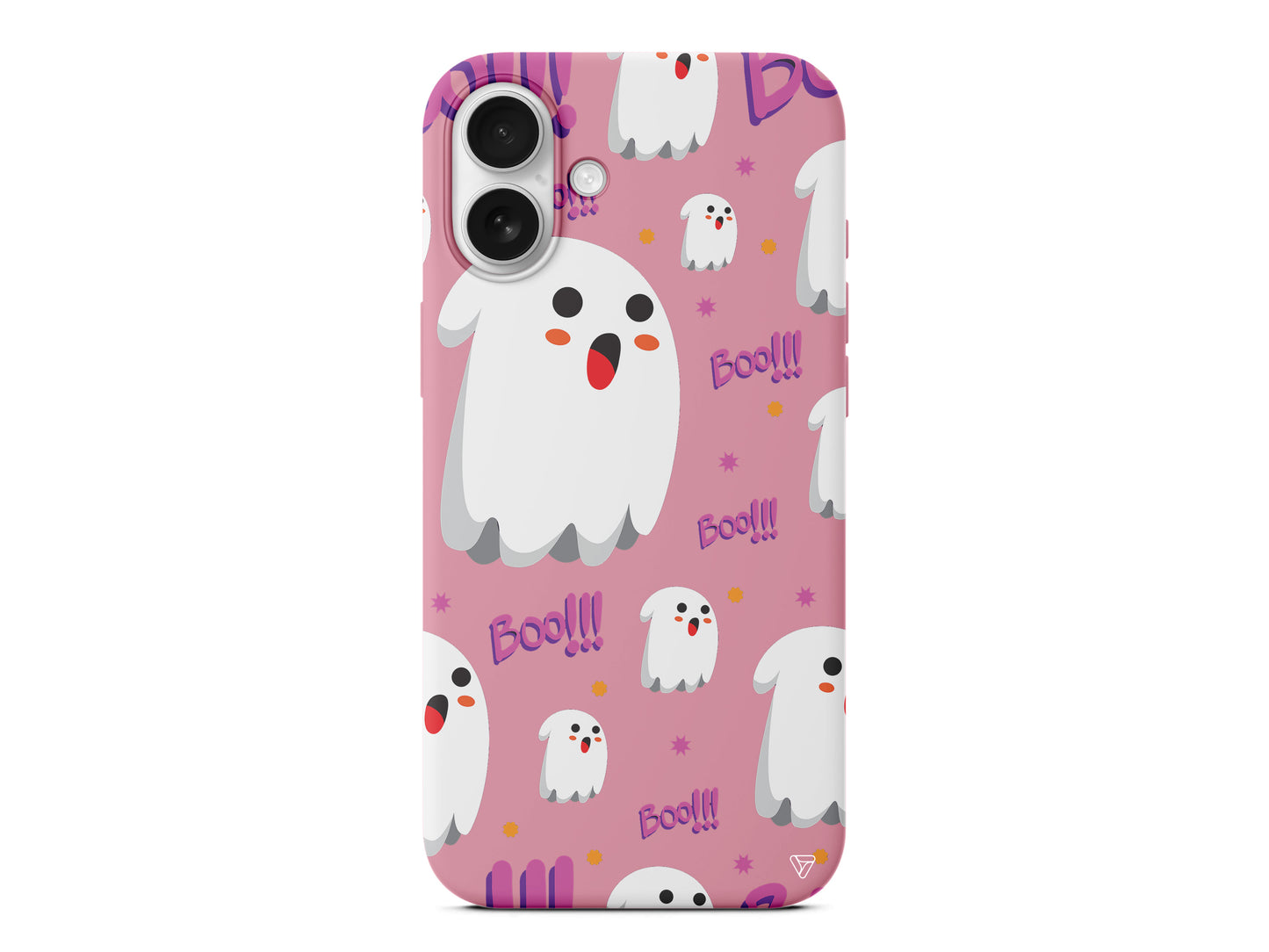 Ghost Boo! Lansman Model İçi Kadife Silikon Telefon Kılıfı – Plus Serisine Özel