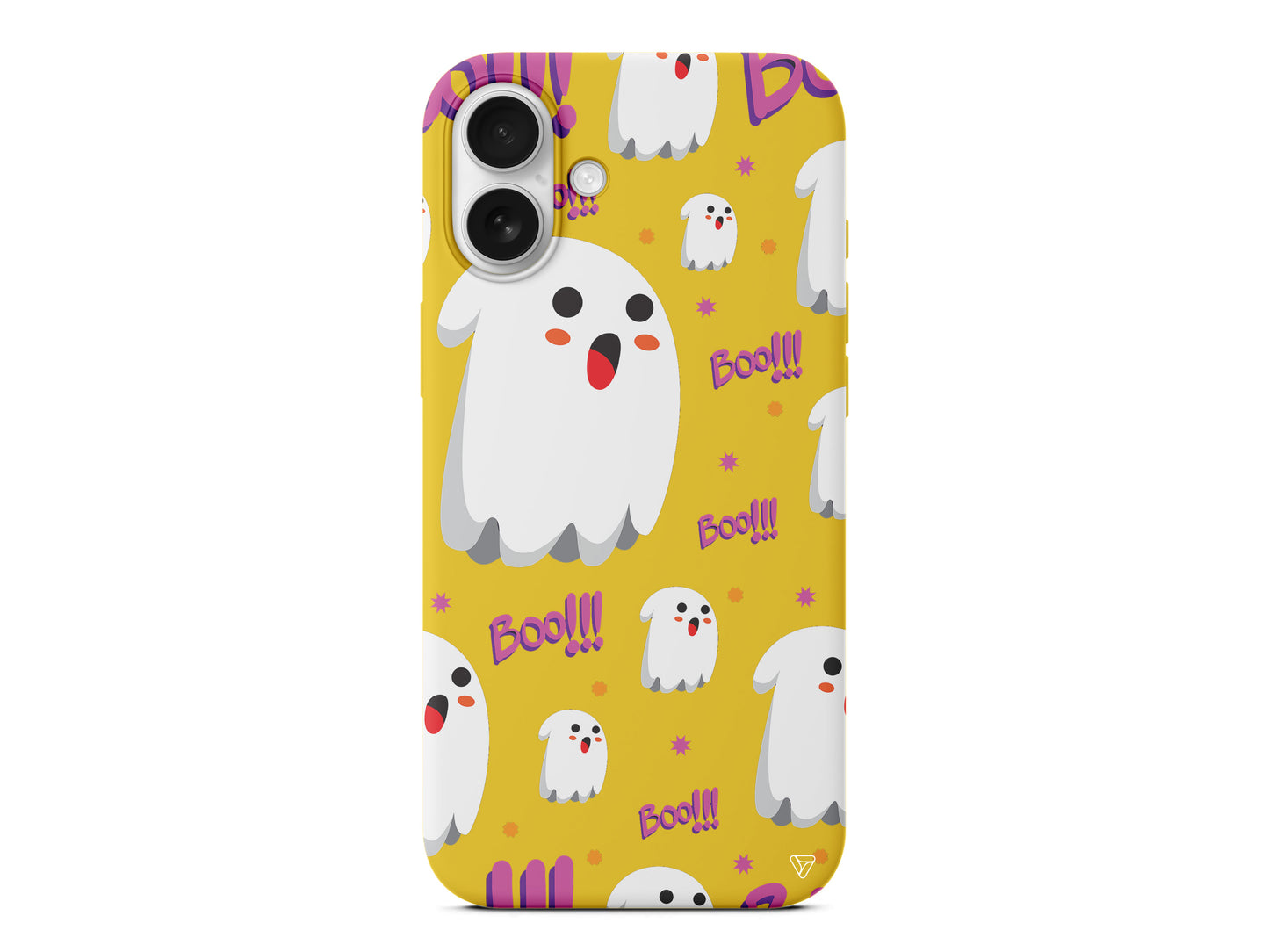 Ghost Boo! Lansman Model İçi Kadife Silikon Telefon Kılıfı – Plus Serisine Özel