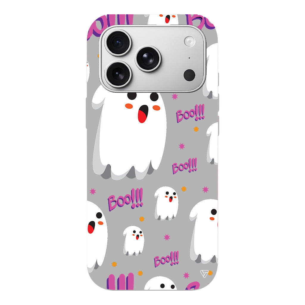 Ghost Boo! Lansman Model İçi Kadife Silikon Telefon Kılıfı