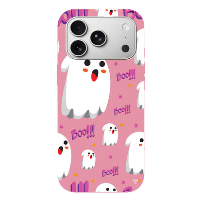 Ghost Boo! Lansman Model İçi Kadife Silikon Telefon Kılıfı