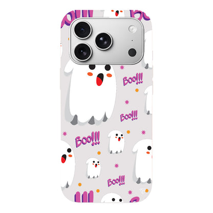 Ghost Boo! Lansman Model İçi Kadife Silikon Telefon Kılıfı