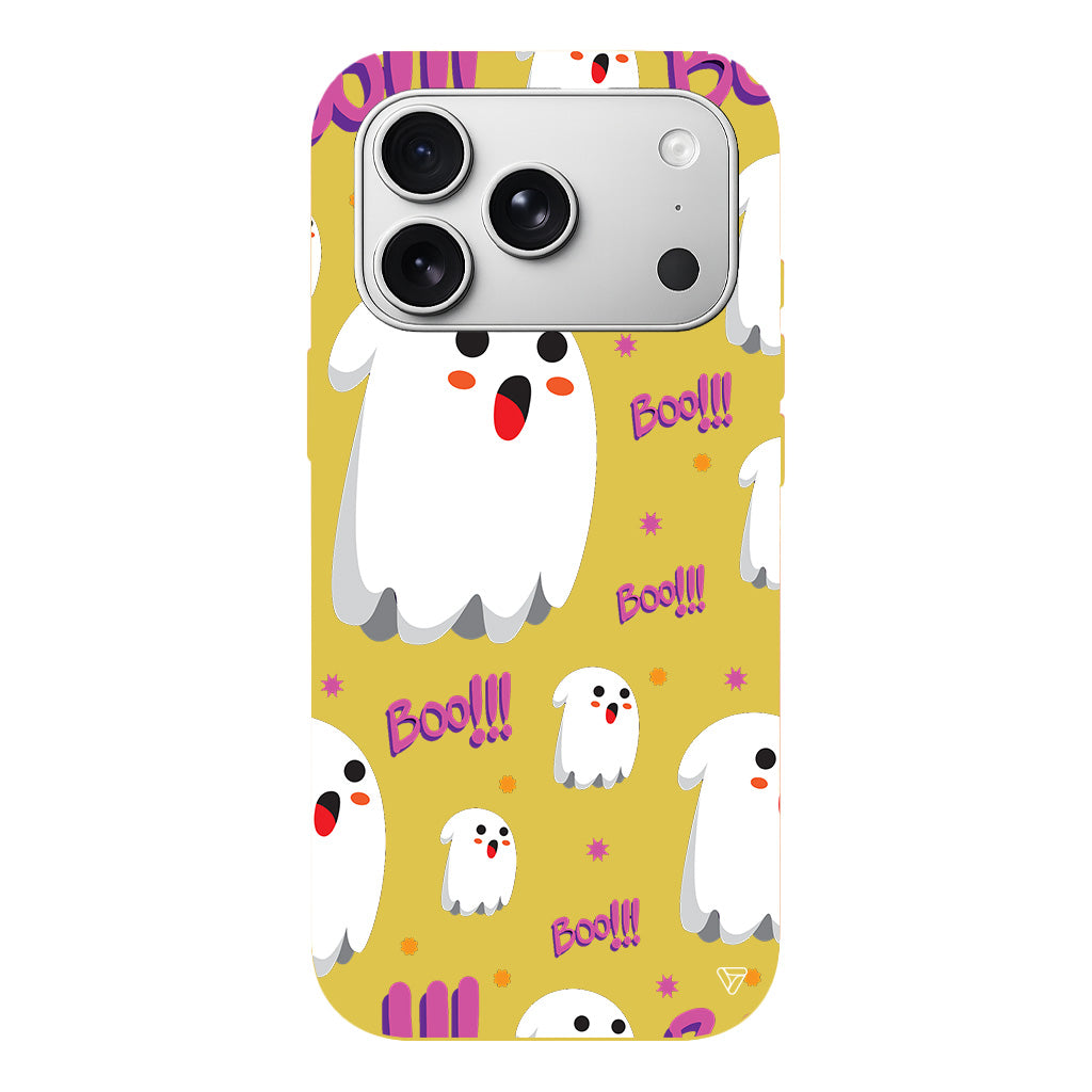 Ghost Boo! Lansman Model İçi Kadife Silikon Telefon Kılıfı