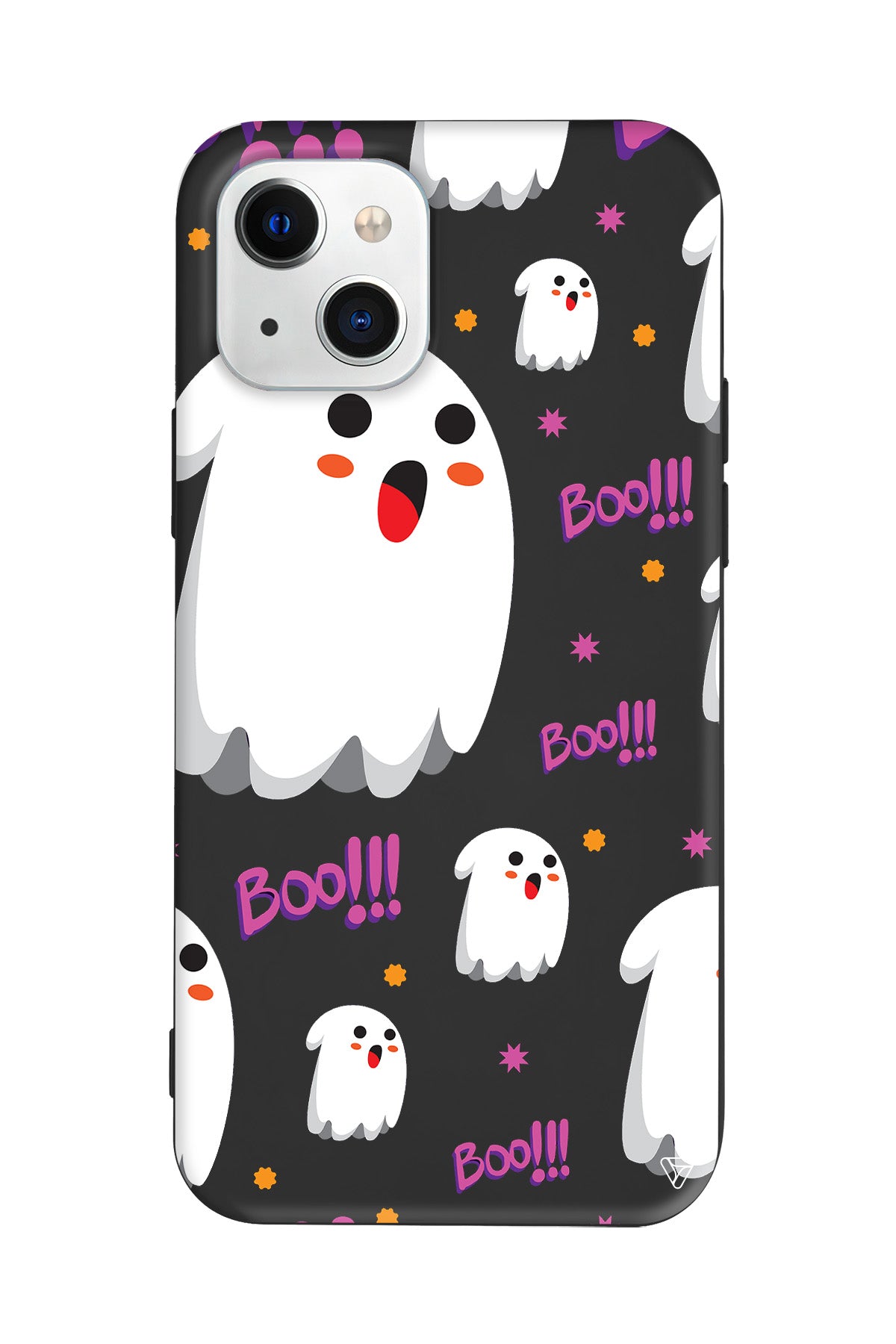 Ghost Boo! Lansman Model İçi Kadife Silikon Telefon Kılıfı