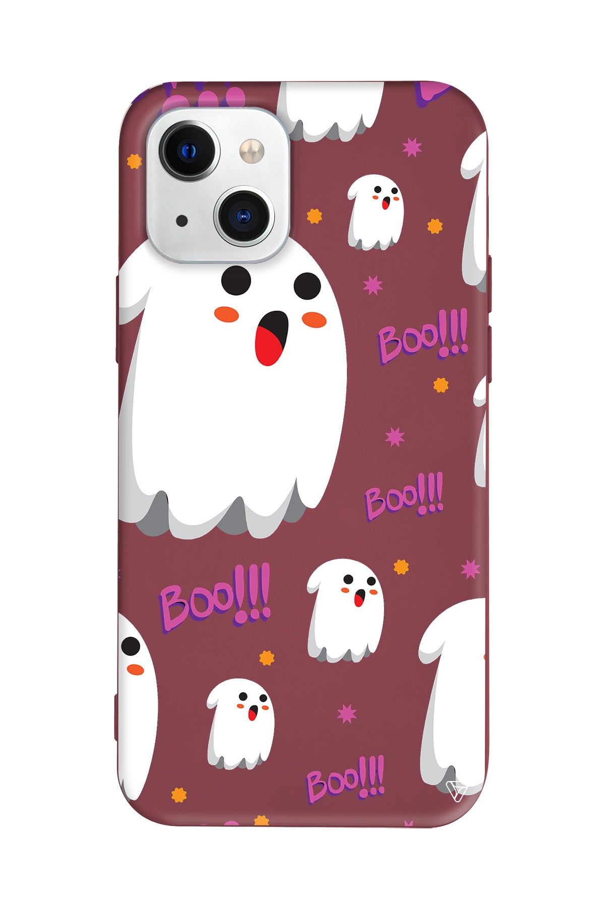 Ghost Boo! Lansman Model İçi Kadife Silikon Telefon Kılıfı
