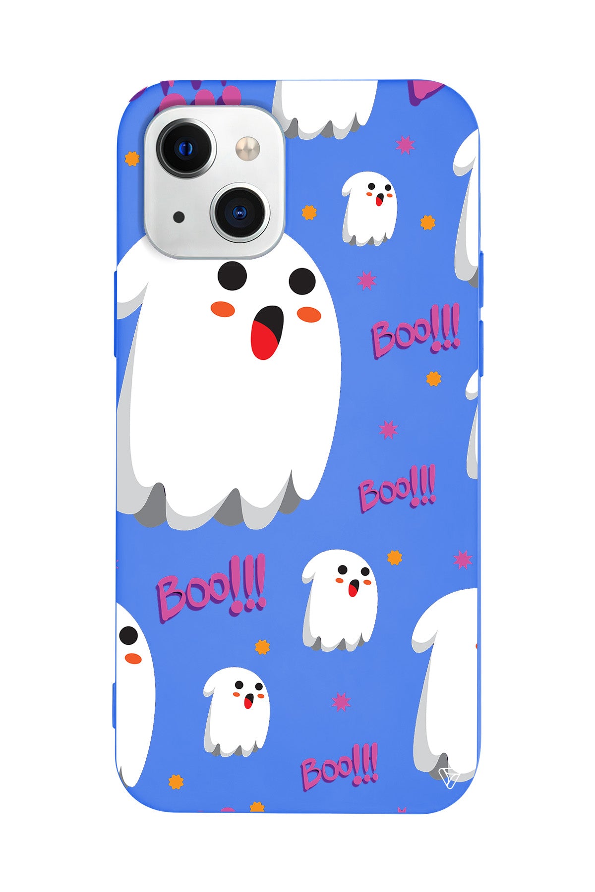 Ghost Boo! Lansman Model İçi Kadife Silikon Telefon Kılıfı – Plus Serisine Özel