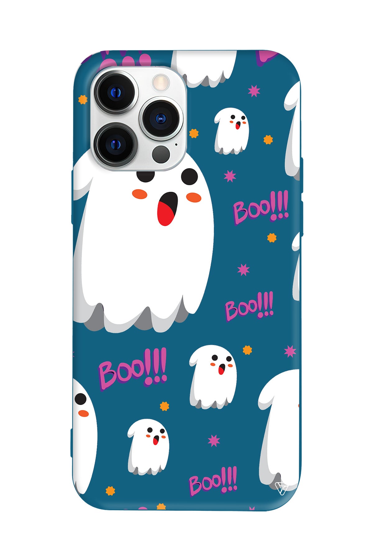 Ghost Boo! Lansman Model İçi Kadife Silikon Telefon Kılıfı