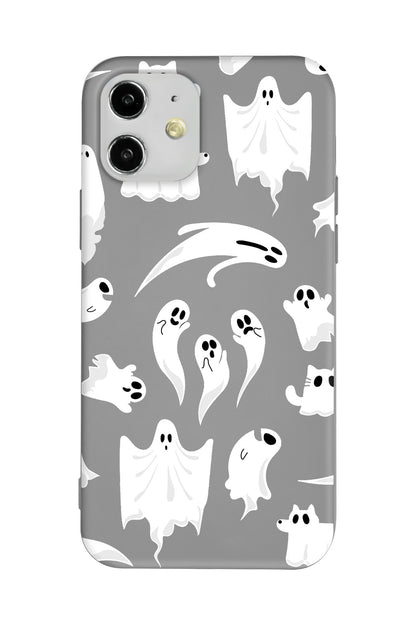 Ghosts Are Everywhere! Lansman Model İçi Kadife Silikon Telefon Kılıfı