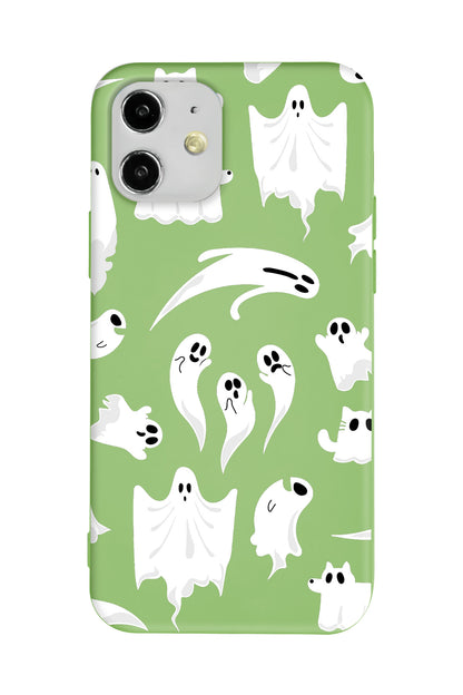 Ghosts Are Everywhere! Lansman Model İçi Kadife Silikon Telefon Kılıfı