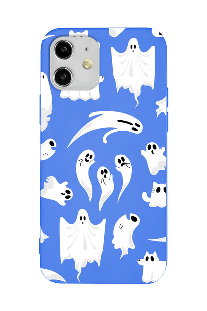 Ghosts Are Everywhere! Lansman Model İçi Kadife Silikon Telefon Kılıfı
