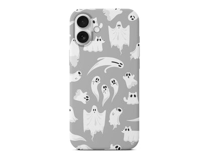 Ghosts Are Everywhere! Lansman Model İçi Kadife Silikon Telefon Kılıfı – Plus Serisine Özel