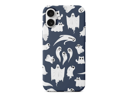 Ghosts Are Everywhere! Lansman Model İçi Kadife Silikon Telefon Kılıfı – Plus Serisine Özel