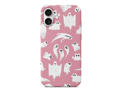 Ghosts Are Everywhere! Lansman Model İçi Kadife Silikon Telefon Kılıfı – Plus Serisine Özel