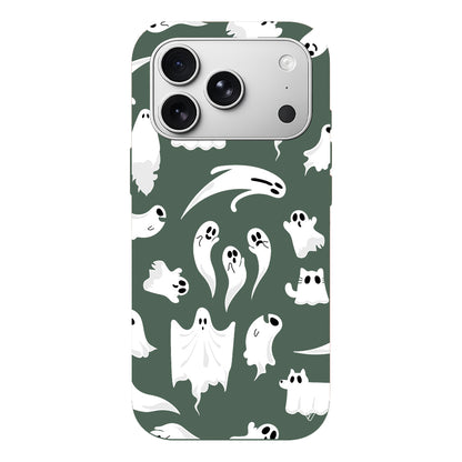 Ghosts Are Everywhere! Lansman Model İçi Kadife Silikon Telefon Kılıfı