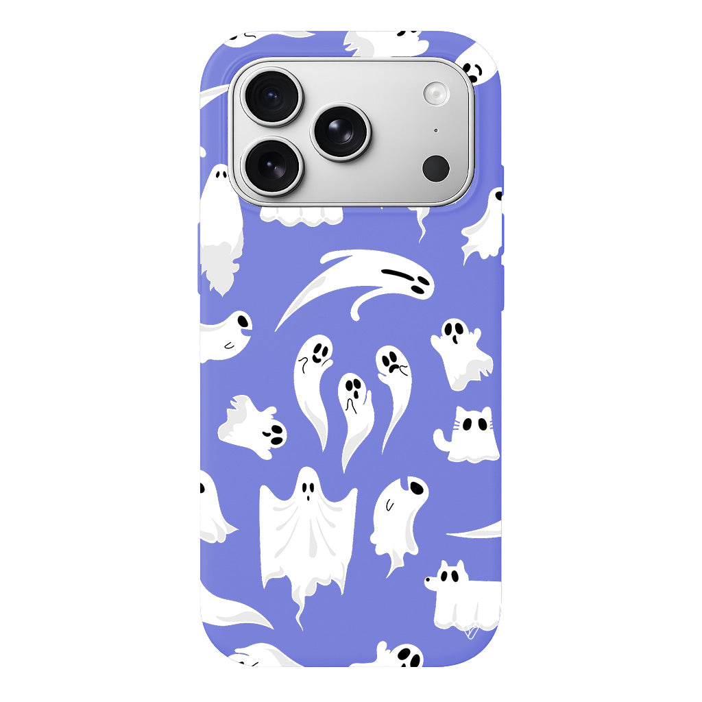 Ghosts Are Everywhere! Lansman Model İçi Kadife Silikon Telefon Kılıfı