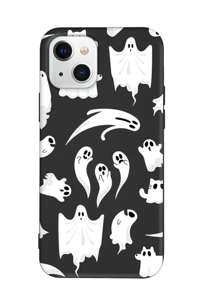 Ghosts Are Everywhere! Lansman Model İçi Kadife Silikon Telefon Kılıfı