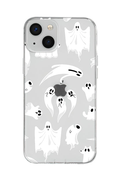 Ghosts Are Everywhere! Lansman Model İçi Kadife Silikon Telefon Kılıfı