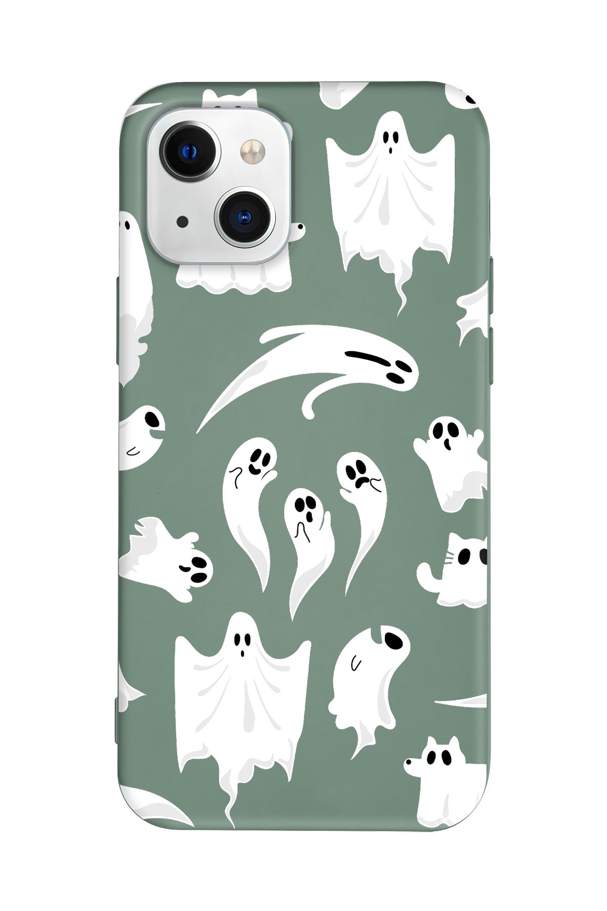 Ghosts Are Everywhere! Lansman Model İçi Kadife Silikon Telefon Kılıfı – Plus Serisine Özel