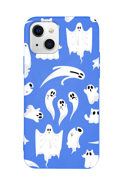 Ghosts Are Everywhere! Lansman Model İçi Kadife Silikon Telefon Kılıfı