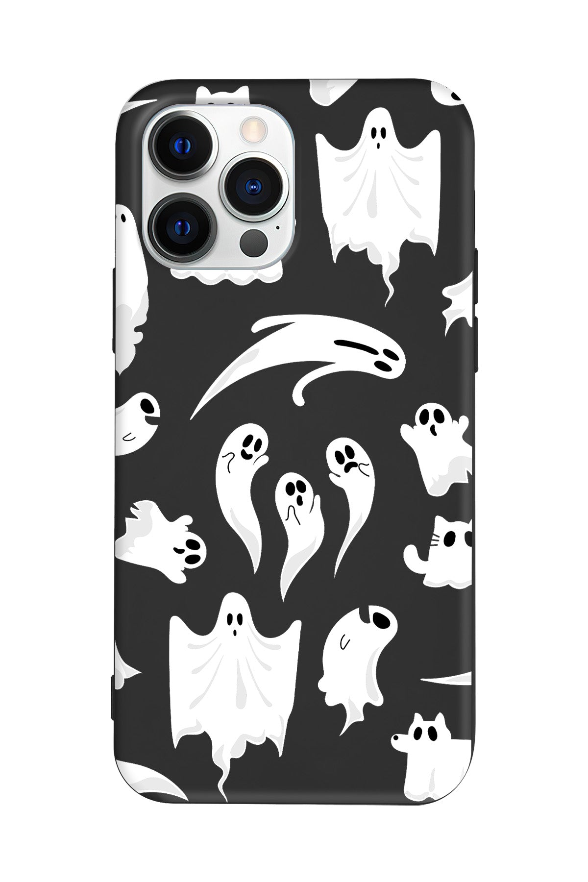 Ghosts Are Everywhere! Lansman Model İçi Kadife Silikon Telefon Kılıfı