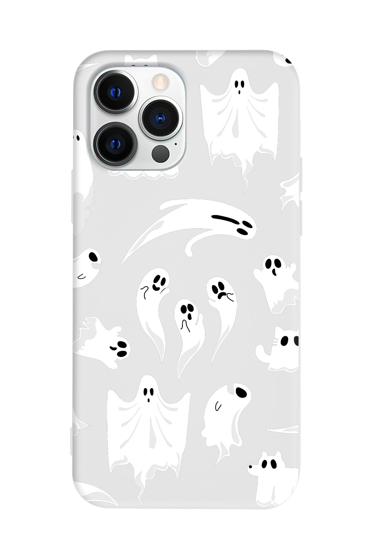 Ghosts Are Everywhere! Lansman Model İçi Kadife Silikon Telefon Kılıfı