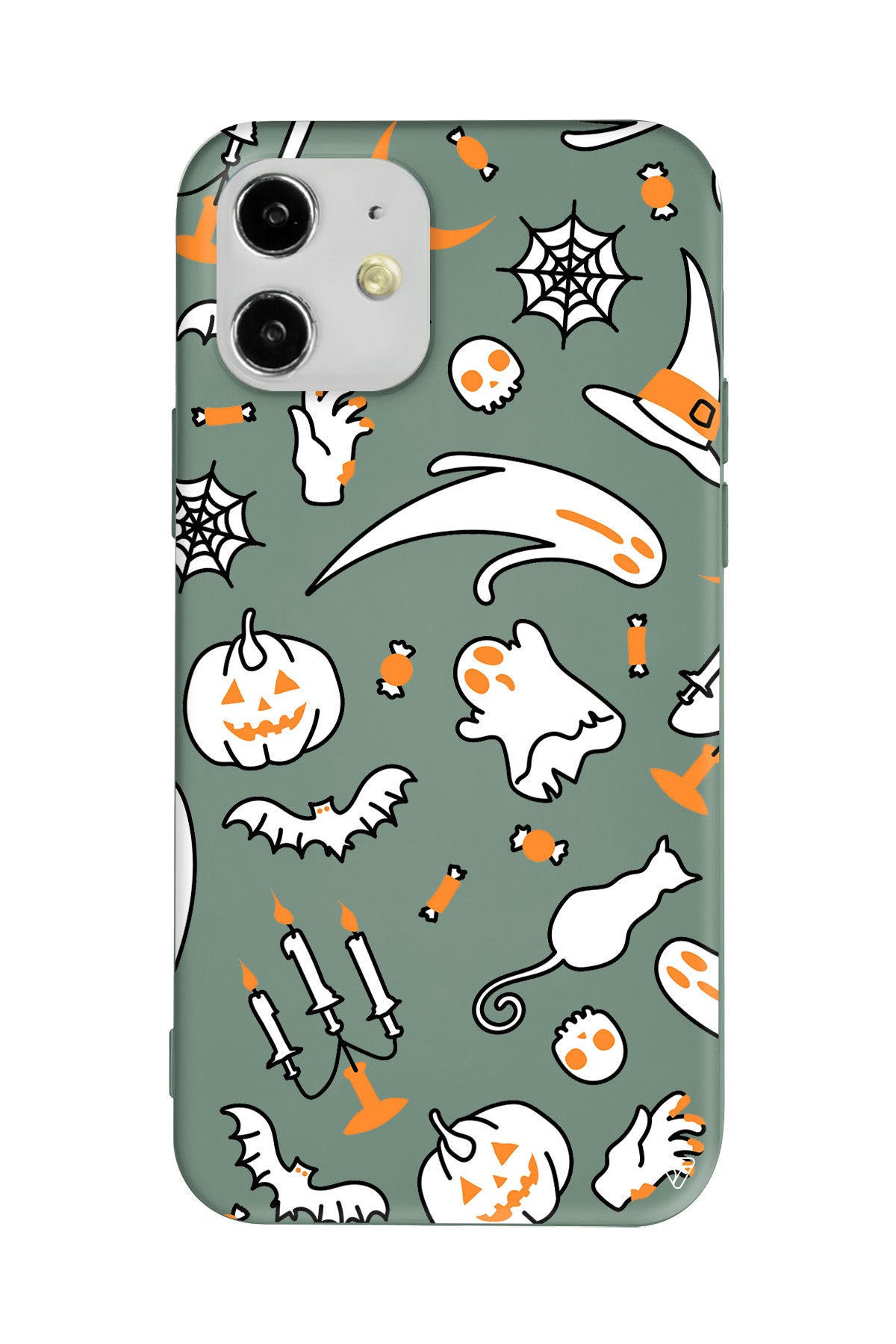 Cadılar Bayramı It's Halloween Lansman Model İçi Kadife Silikon Telefon Kılıfı