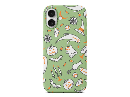 Cadılar Bayramı It's Halloween Lansman Model İçi Kadife Silikon Telefon Kılıfı – Plus Serisine Özel