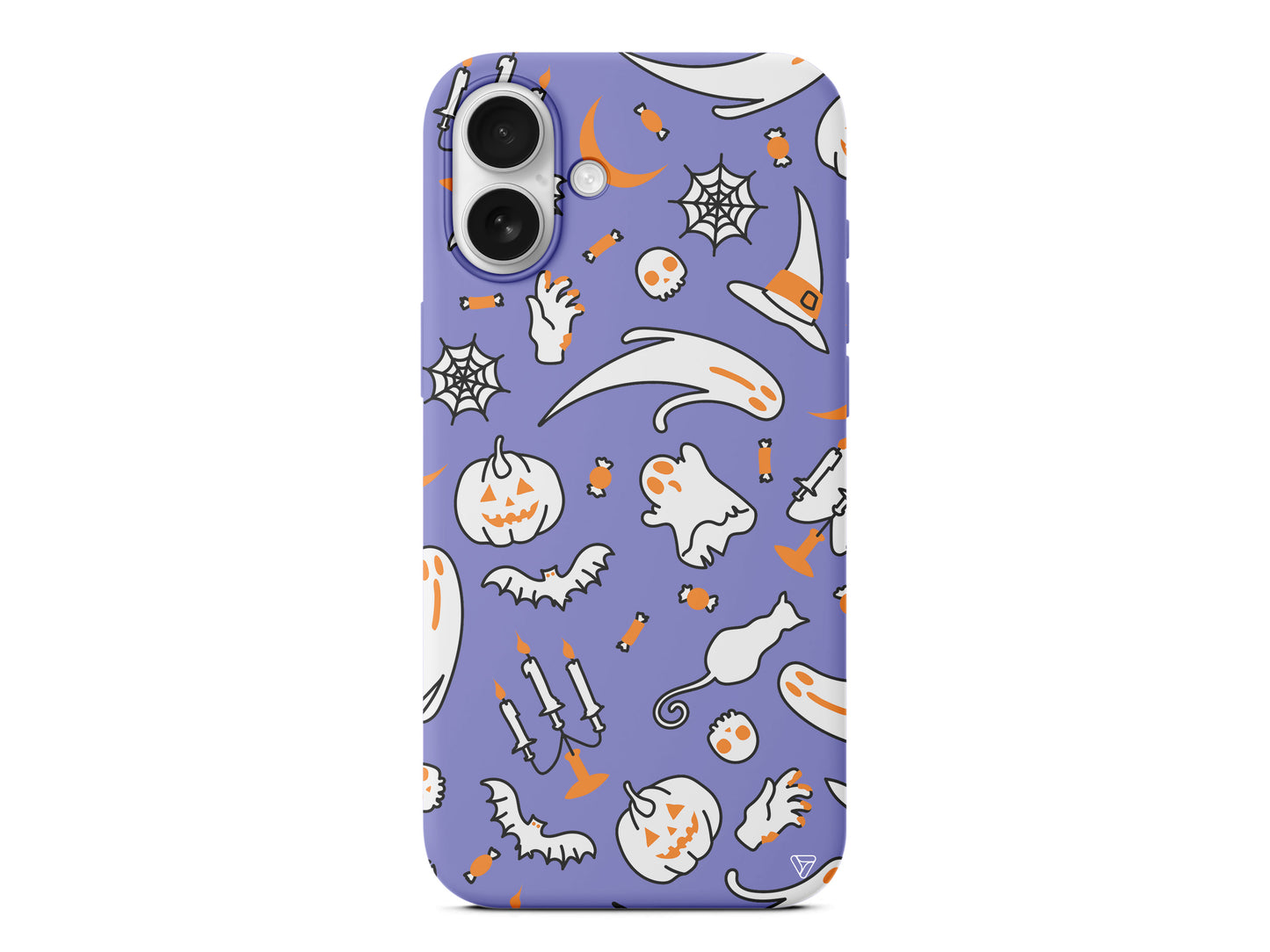 Cadılar Bayramı It's Halloween Lansman Model İçi Kadife Silikon Telefon Kılıfı