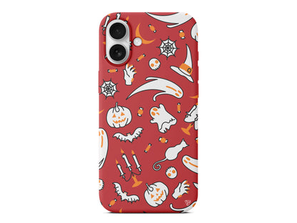 Cadılar Bayramı It's Halloween Lansman Model İçi Kadife Silikon Telefon Kılıfı – Plus Serisine Özel